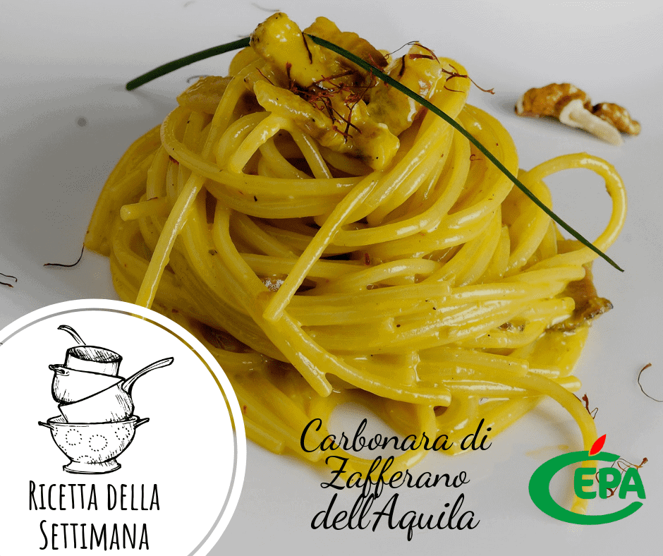 La ricetta da copiare Carbonara di zafferano dell Aquila