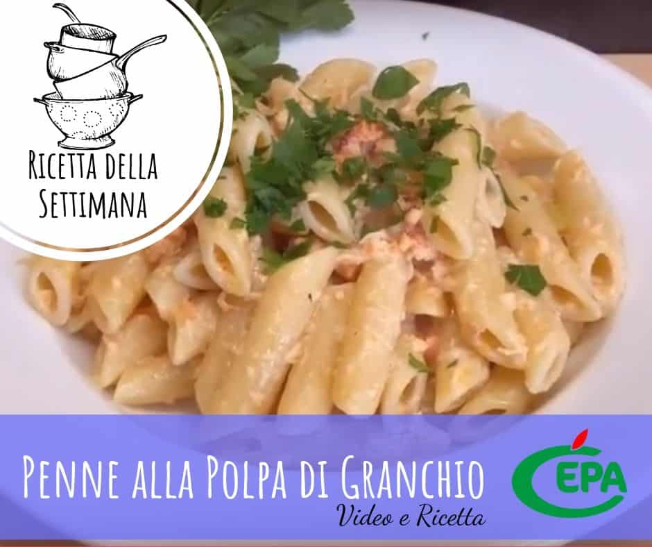 Penne alla Polpa di Granchio – Video e Ricetta