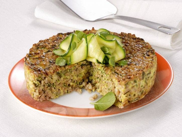 Torta di farro e zucchine